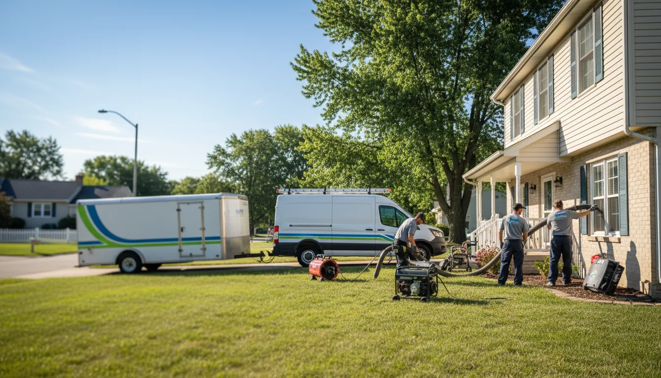 Flooded Basement Restoration And Cleanup With Repair in Epworth, IA near me